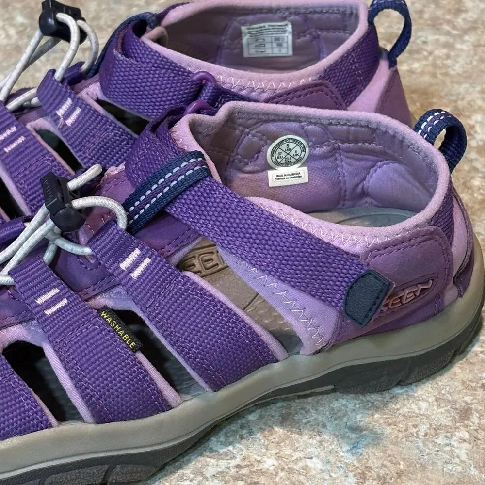 Keen Children's Purple Lavender Newport H2 Hiking Outdoor Water Shoes Size 5